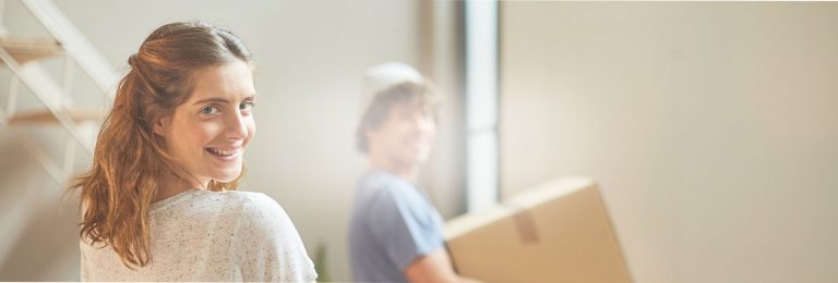 Tenants moving into home